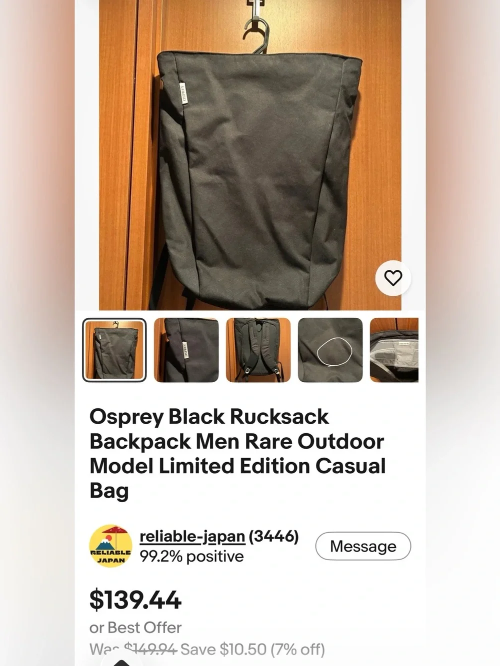 Osprey Arcane 18L modern-silhouette padded laptop backpack with interior pockets